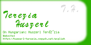 terezia huszerl business card